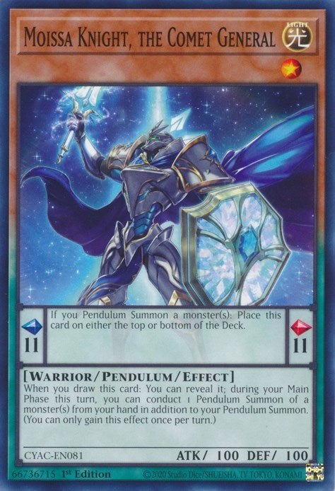 Moissa Knight the Comet General (CYAC-EN081) [CYAC]