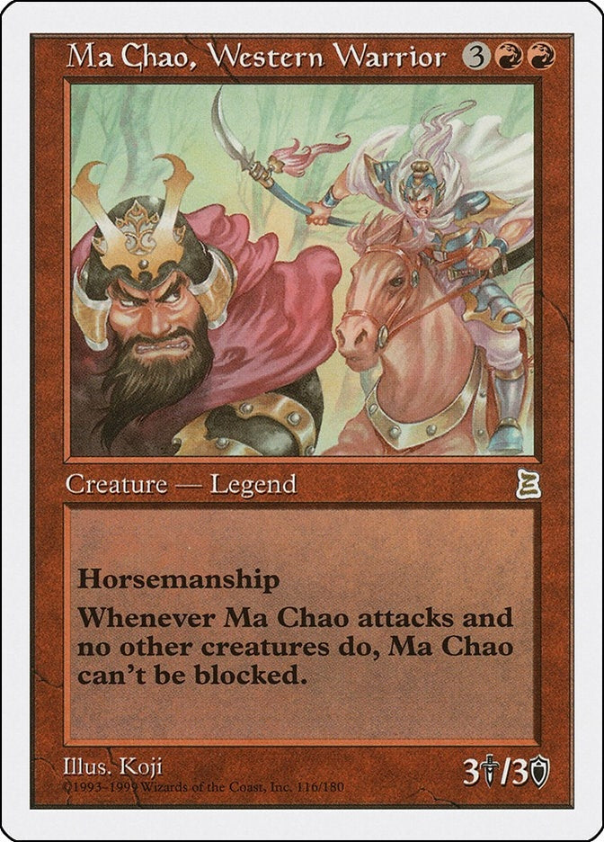 Ma Chao Western Warrior (116) [PTK]
