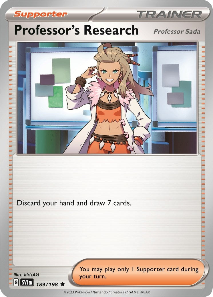 Professor's Research (189/198) (Deck Exclusives)
