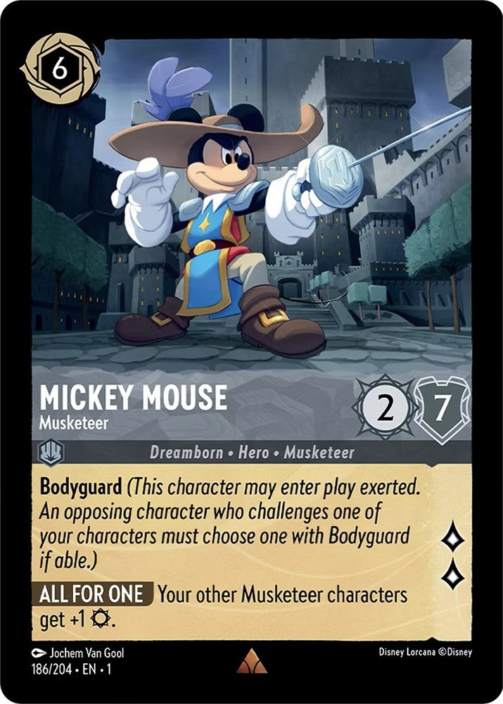 Mickey Mouse Musketeer (186/204) [1]