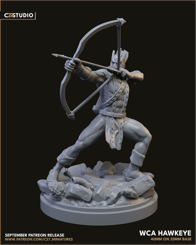 WCA Hawkeye - Marvel MCP-Compatible Resin Miniature