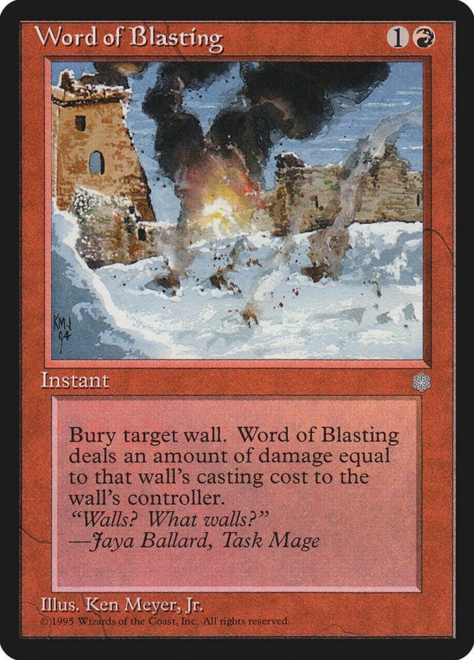 Word of Blasting [ICE]