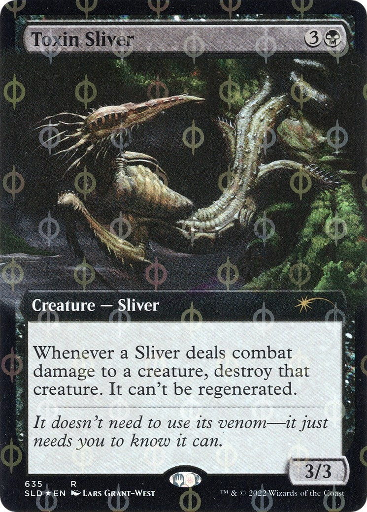 Toxin Sliver Extended Art Step and Compleat Foil (635) [SLD]