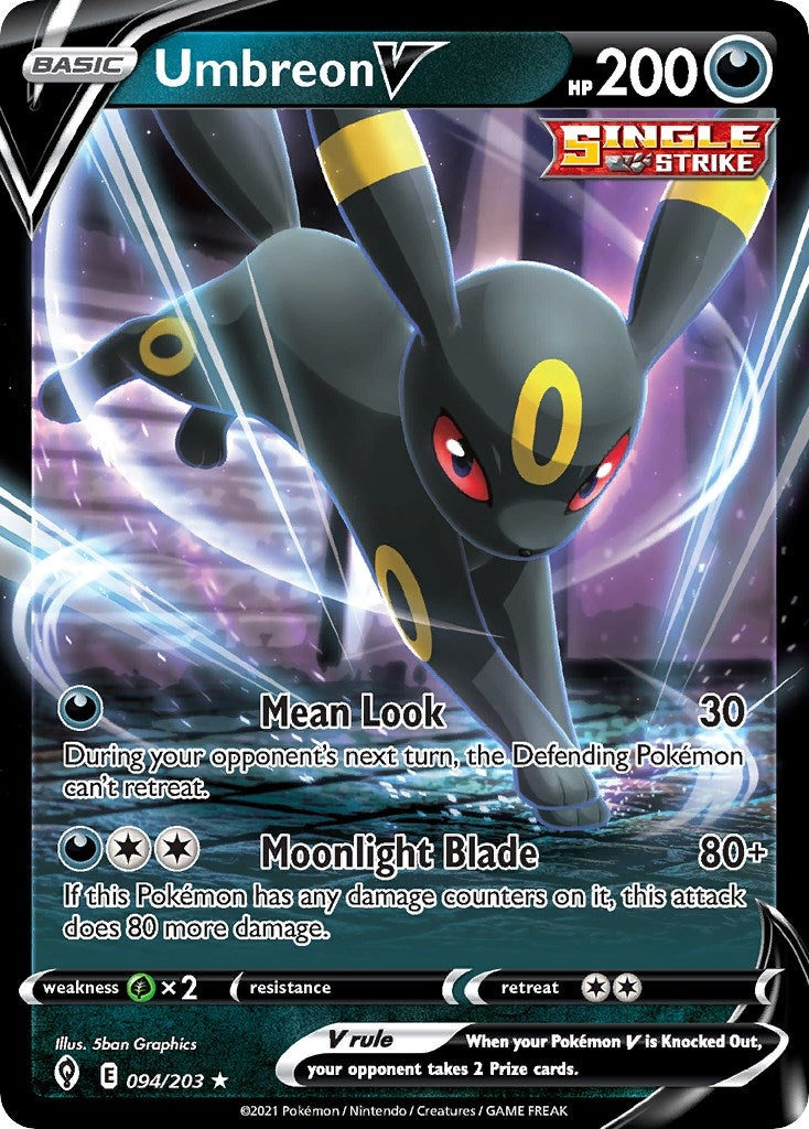 Umbreon V 094 203 Non Holo (094/203) [PR]