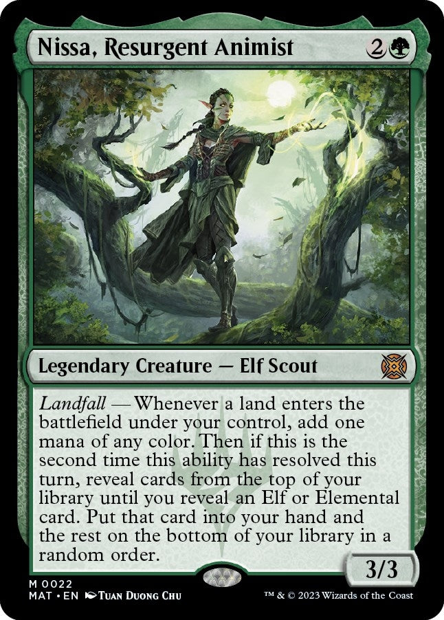 Nissa Resurgent Animist (22) [MAT]