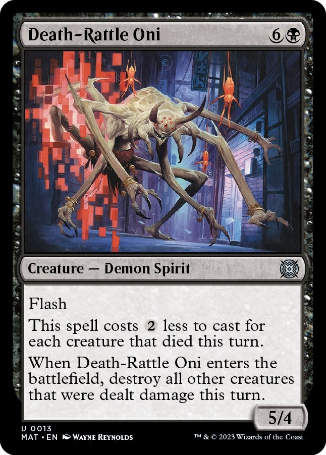 Death-Rattle Oni [March of the Machine: The Aftermath]