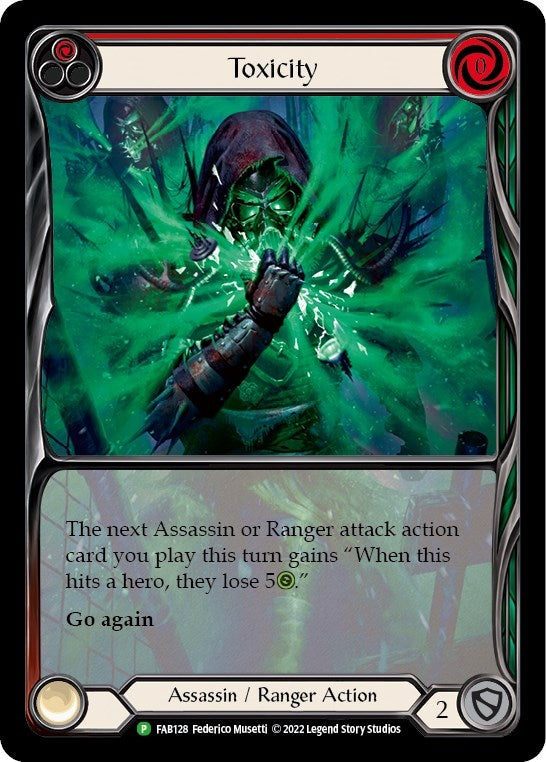 Image for Toxicity (Red) - FAB128 [Flesh and Blood: Promo Cards]