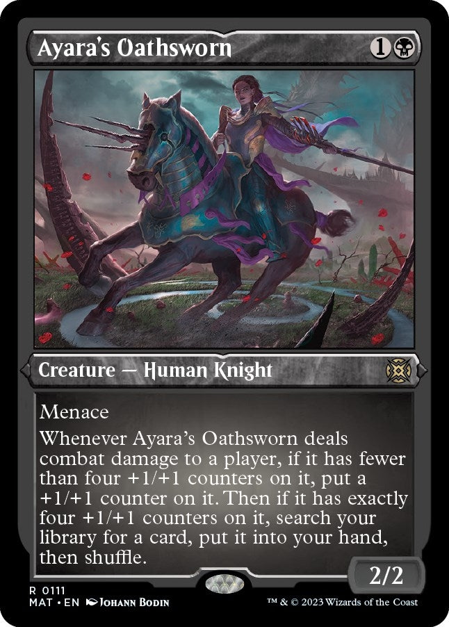 Ayaras Oathsworn Foil Etched (111) [MAT]