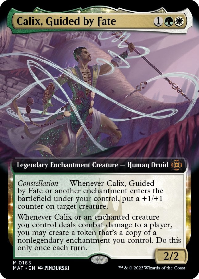 Calix Guided by Fate Extended Art (165) [MAT]