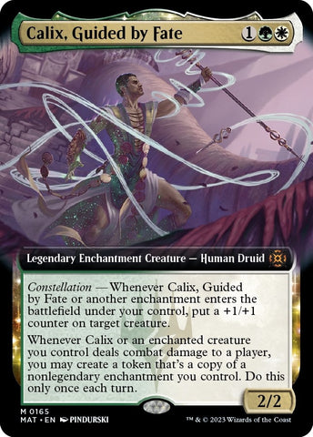 Calix Guided by Fate Extended Art (165) [MAT]