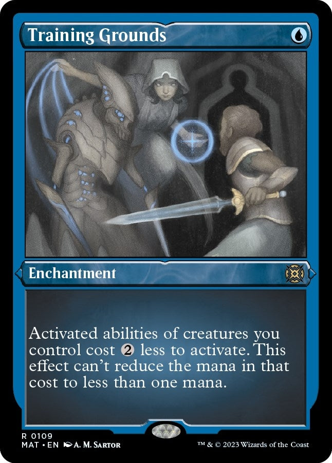 Training Grounds Foil Etched (109) [MAT]
