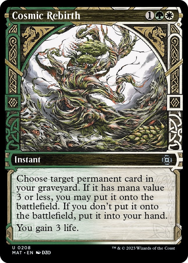 Cosmic Rebirth Halo Foil (208) [MAT]