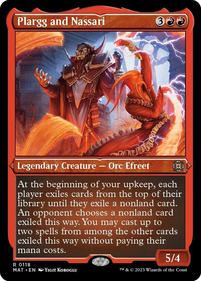 Plargg and Nassari Foil Etched (118) [MAT]