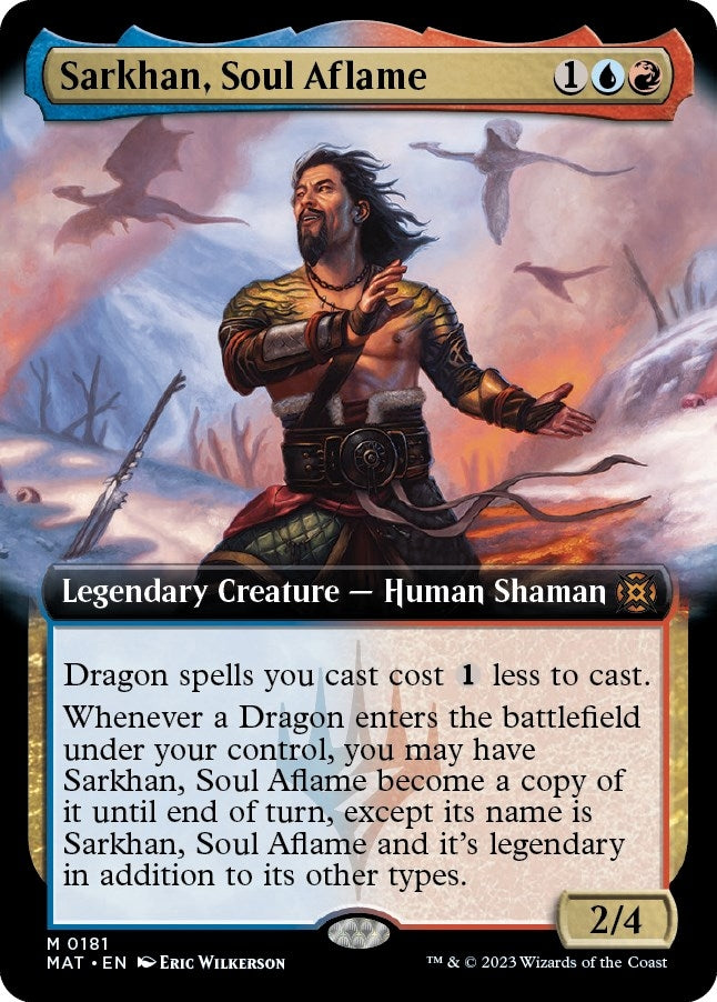 Sarkhan Soul Aflame Extended Art (181) [MAT]
