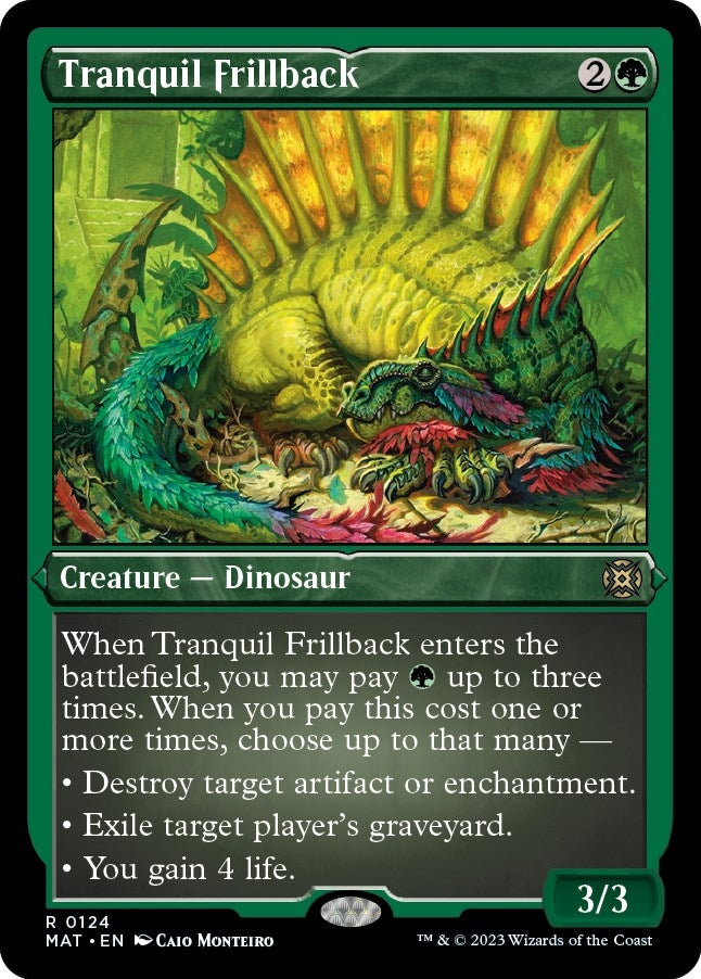 Tranquil Frillback Foil Etched (124) [MAT]