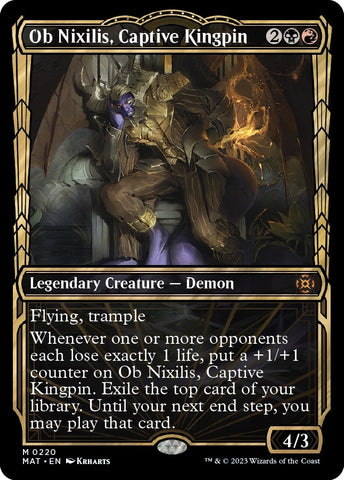 Ob Nixilis Captive Kingpin Halo Foil (220) [MAT]