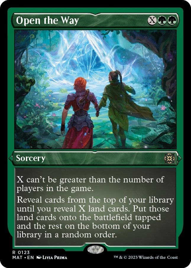 Open the Way Foil Etched (123) [MAT]