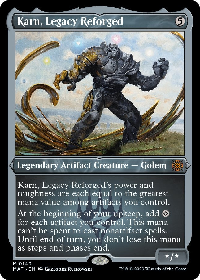 Karn Legacy Reforged Foil Etched (149) [MAT]