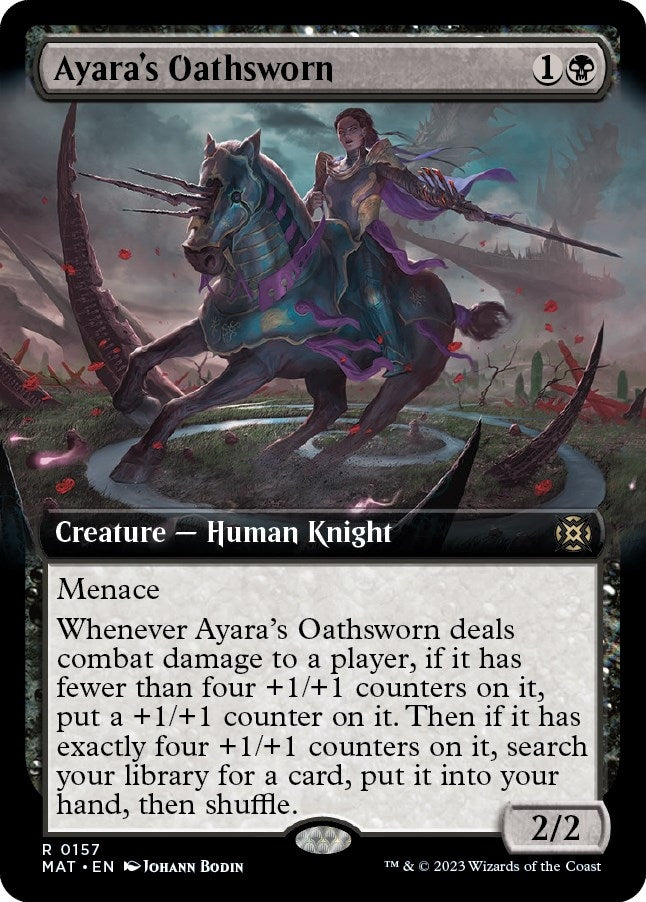 Ayaras Oathsworn Extended Art (157) [MAT]