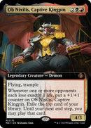 Ob Nixilis, Captive Kingpin (Extended Art) [March of the Machine: The Aftermath]