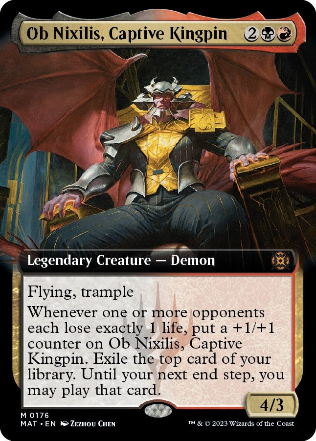 Ob Nixilis, Captive Kingpin (Extended Art) [March of the Machine: The Aftermath]