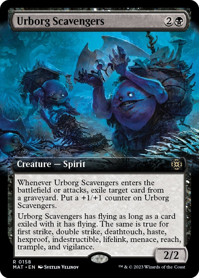 Urborg Scavengers Extended Art (158) [MAT]