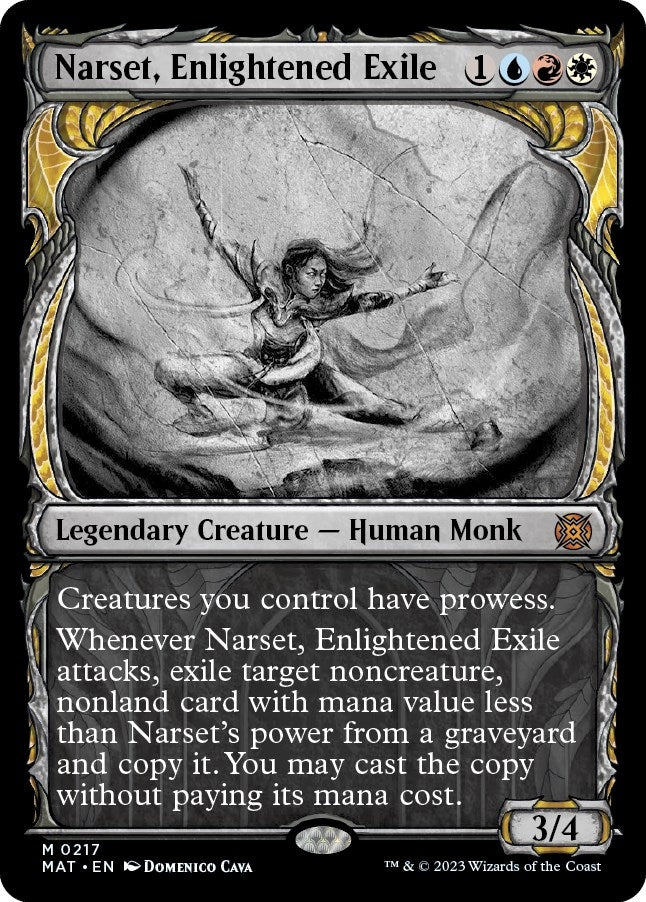 Narset Enlightened Exile Halo Foil (217) [MAT]