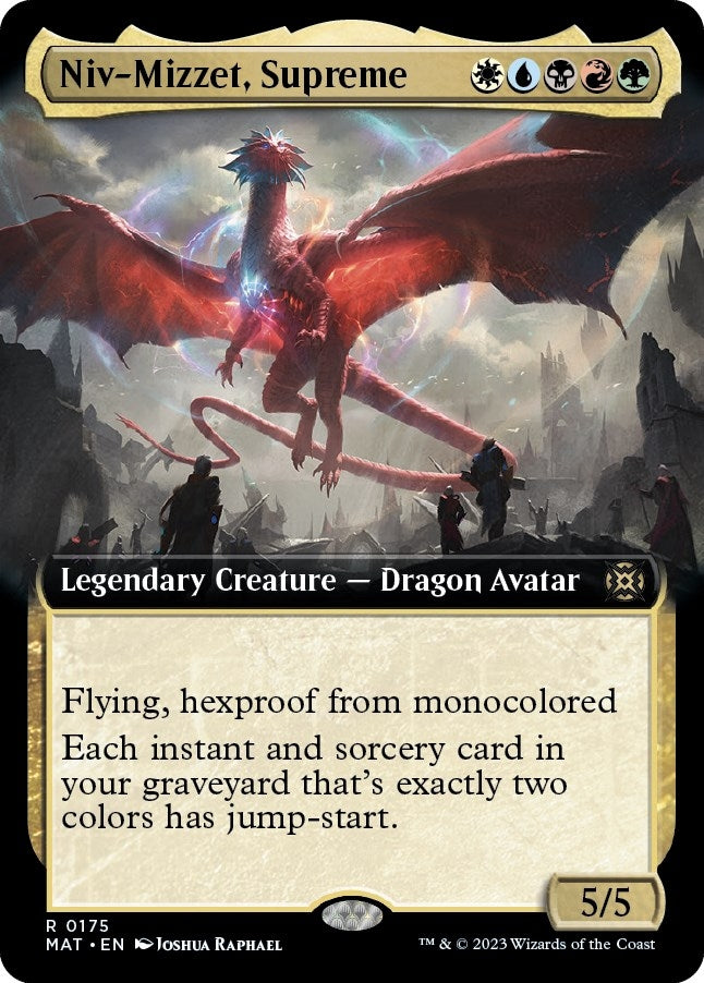 Niv Mizzet Supreme Extended Art (175) [MAT]