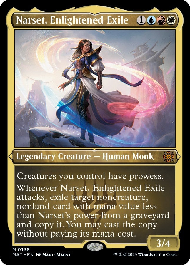 Narset Enlightened Exile Foil Etched (138) [MAT]