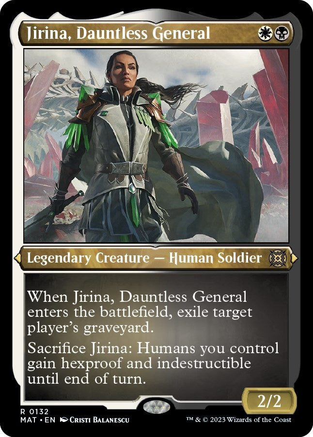 Jirina Dauntless General Foil Etched (132) [MAT]