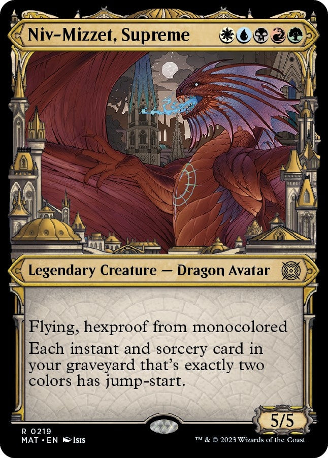 Niv Mizzet Supreme Halo Foil (219) [MAT]