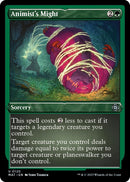 Animist's Might (Foil Etched) [March of the Machine: The Aftermath]