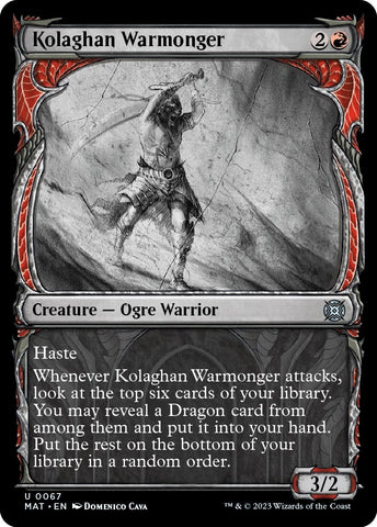 Kolaghan Warmonger (Showcase) [March of the Machine: The Aftermath]
