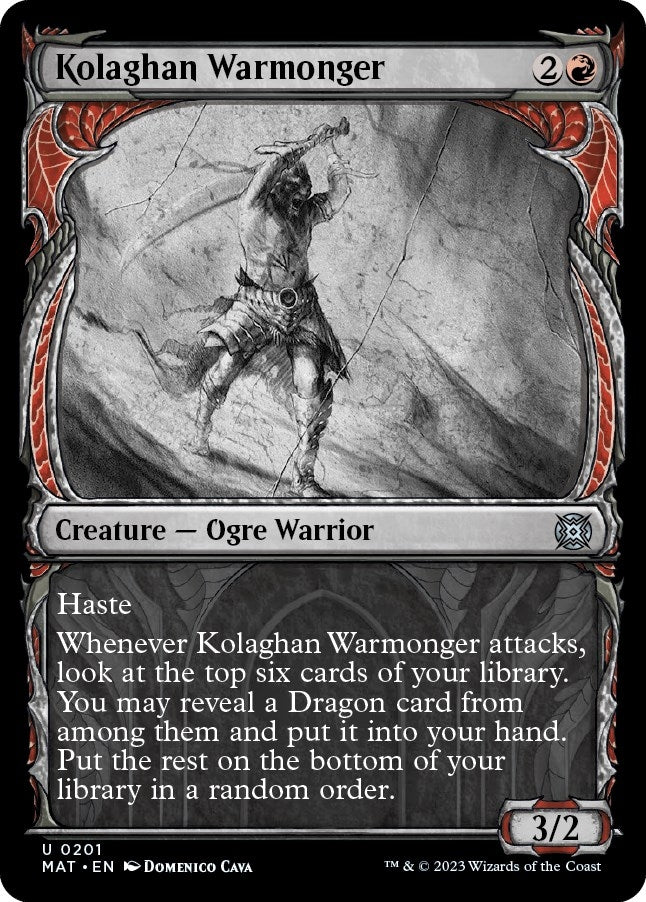 Kolaghan Warmonger Halo Foil (201) [MAT]