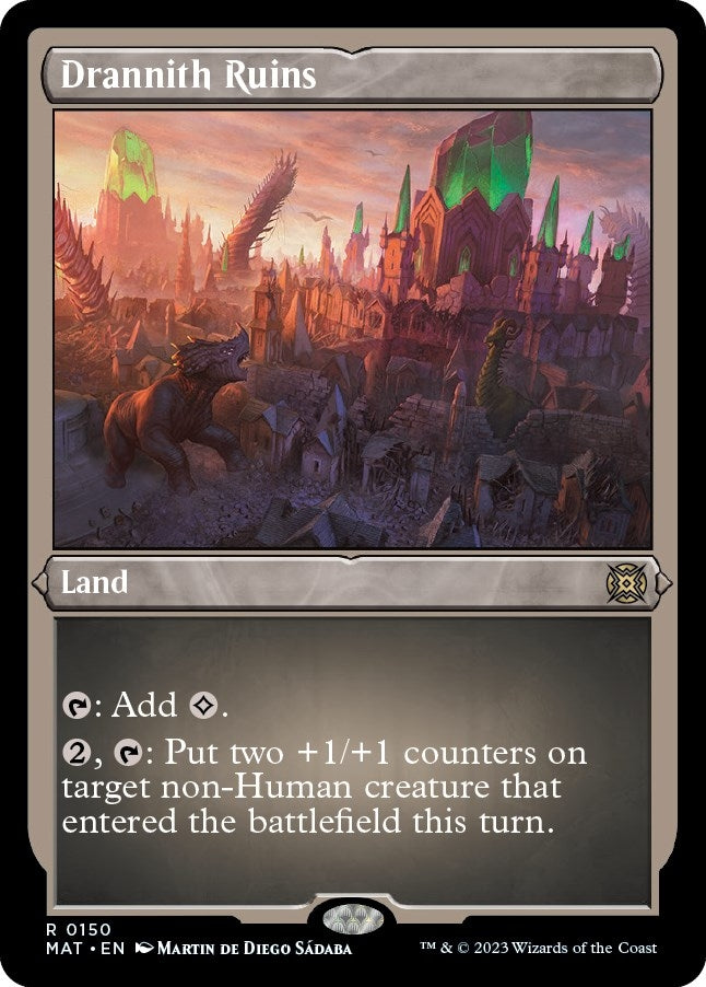 Drannith Ruins Foil Etched (150) [MAT]