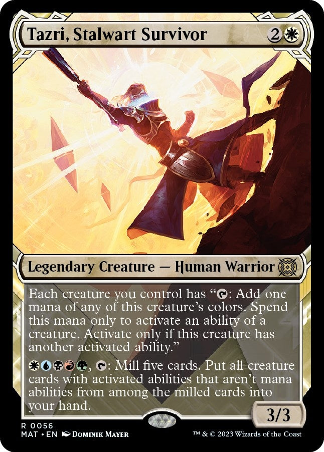 Tazri, Stalwart Survivor (Showcase) [March of the Machine: The Aftermath]