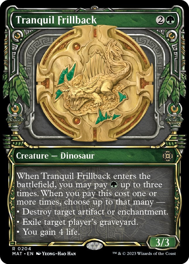 Tranquil Frillback Halo Foil (204) [MAT]