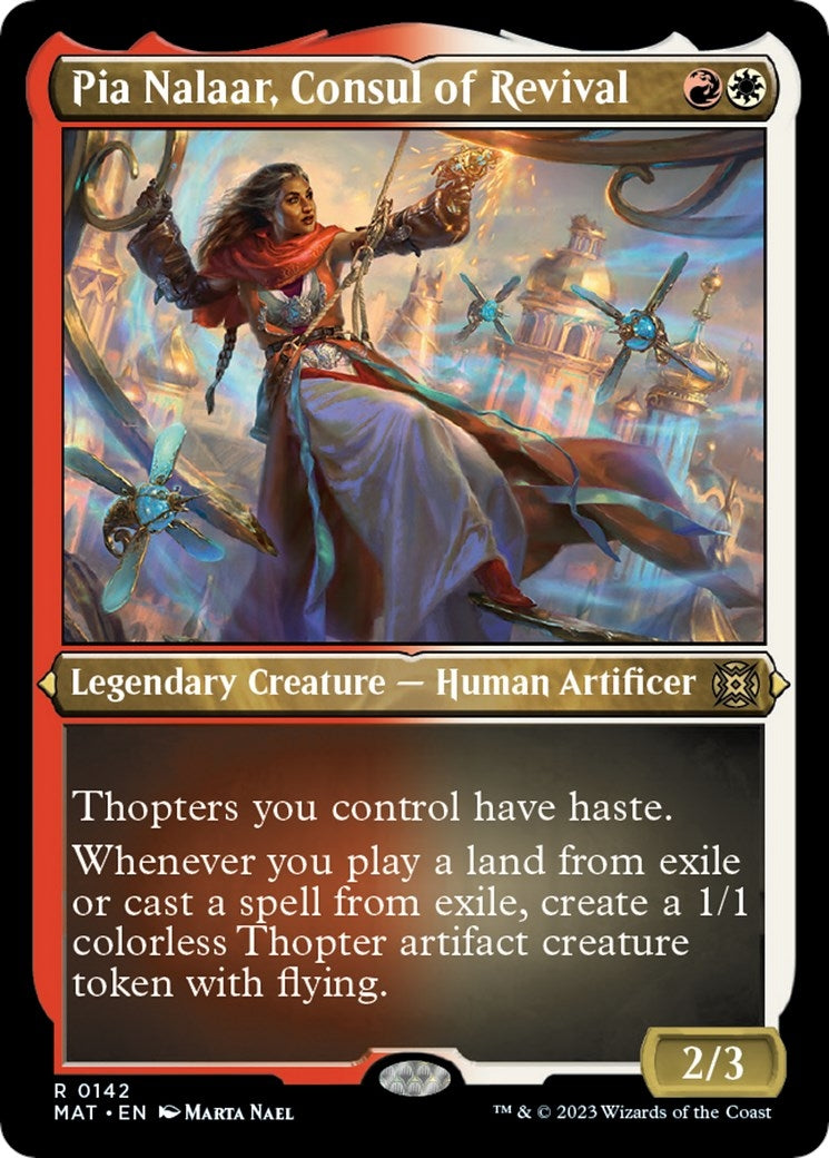 Pia Nalaar Consul of Revival Foil Etched (142) [MAT]