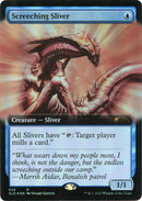 Screeching Sliver (Extended Art) [Secret Lair Drop Promos]