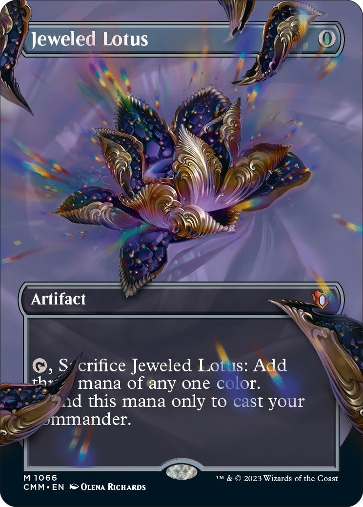 Jeweled Lotus Textured Foil (1066) [CMM]