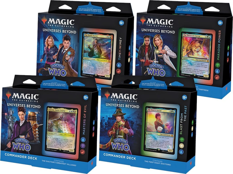 Universes Beyond Doctor Who Commander Deck Display [WHO]