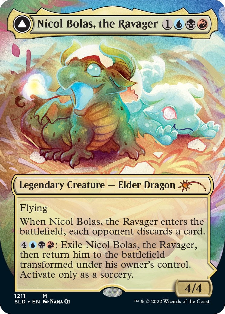 Nicol Bolas the Ravager Display Commander Thick Stock (1211) [SLD]