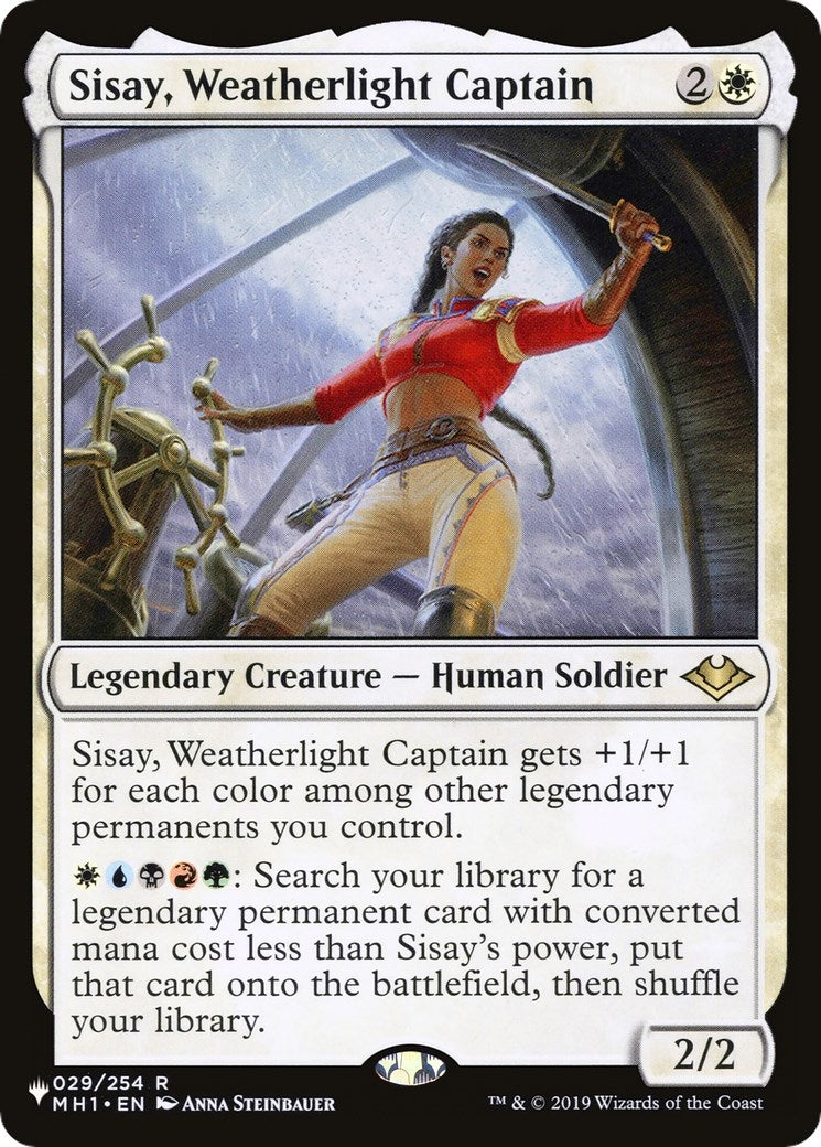 Sisay Weatherlight Captain (29) [LIST]