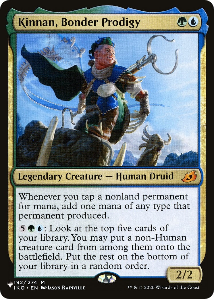 Kinnan Bonder Prodigy (192) [LIST]