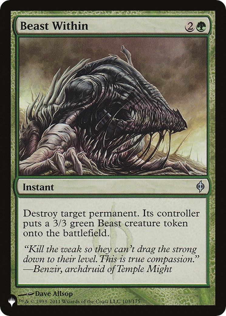 Beast Within NPH (103) [LIST]