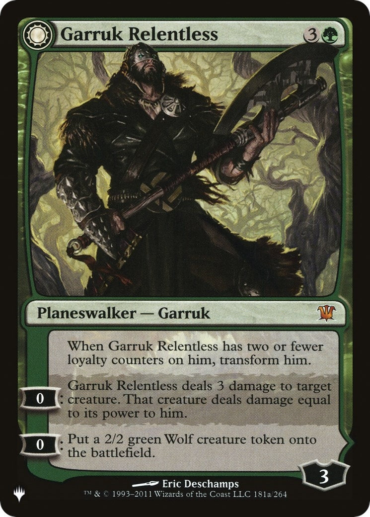 Garruk Relentless (181) [LIST]