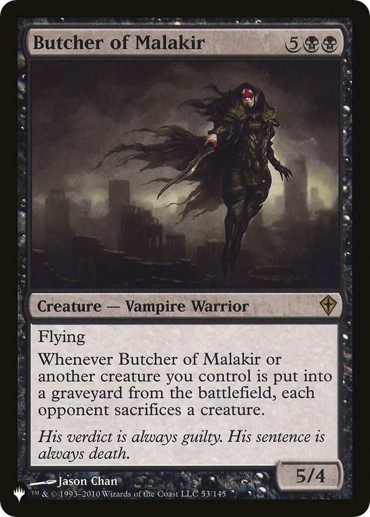 Butcher of Malakir (53) [LIST]