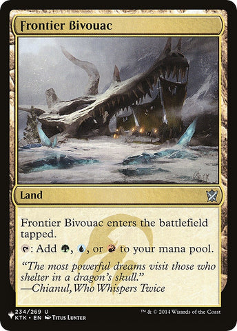 Frontier Bivouac KTK (234) [LIST]