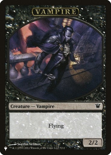 Vampire Zombie Double sided Token (5 // 5) [LIST]