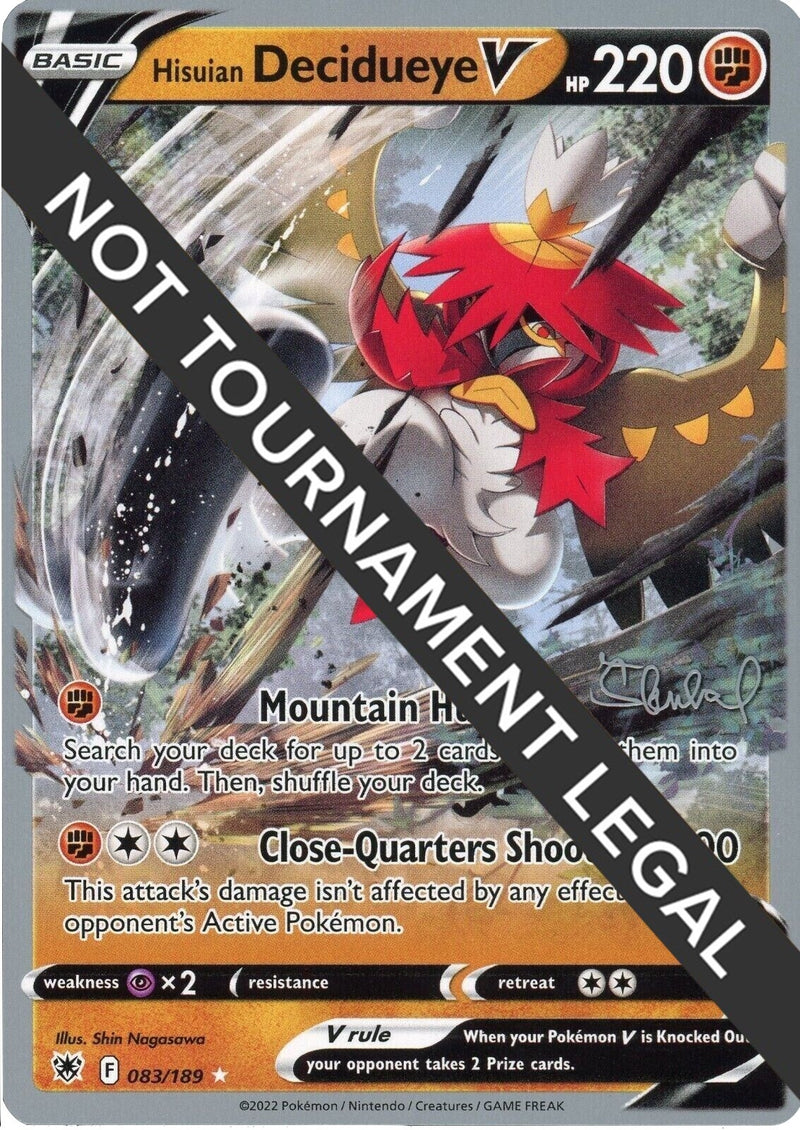Hisuian Decidueye V 2022 Ondrej Skubal (083/189) [WCD]